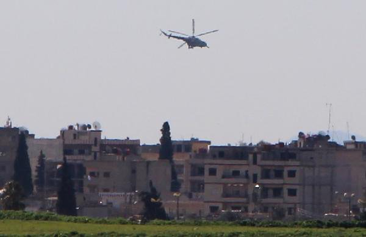 Nusaybin\'in Karşısındaki Suriye Semalarında Hava Hareketliliği