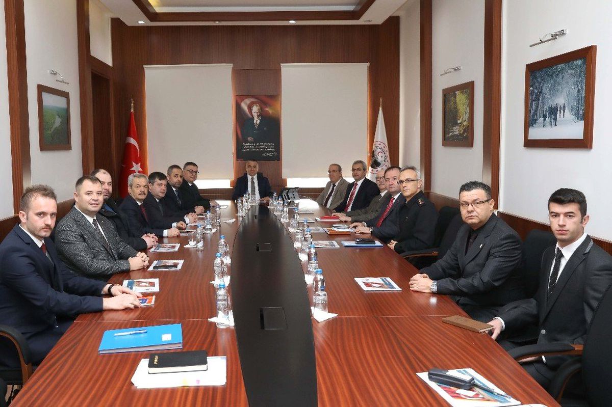 Seçim Güvenliği Toplantısı Vali Bilgin Başkanlığında Yapıldı