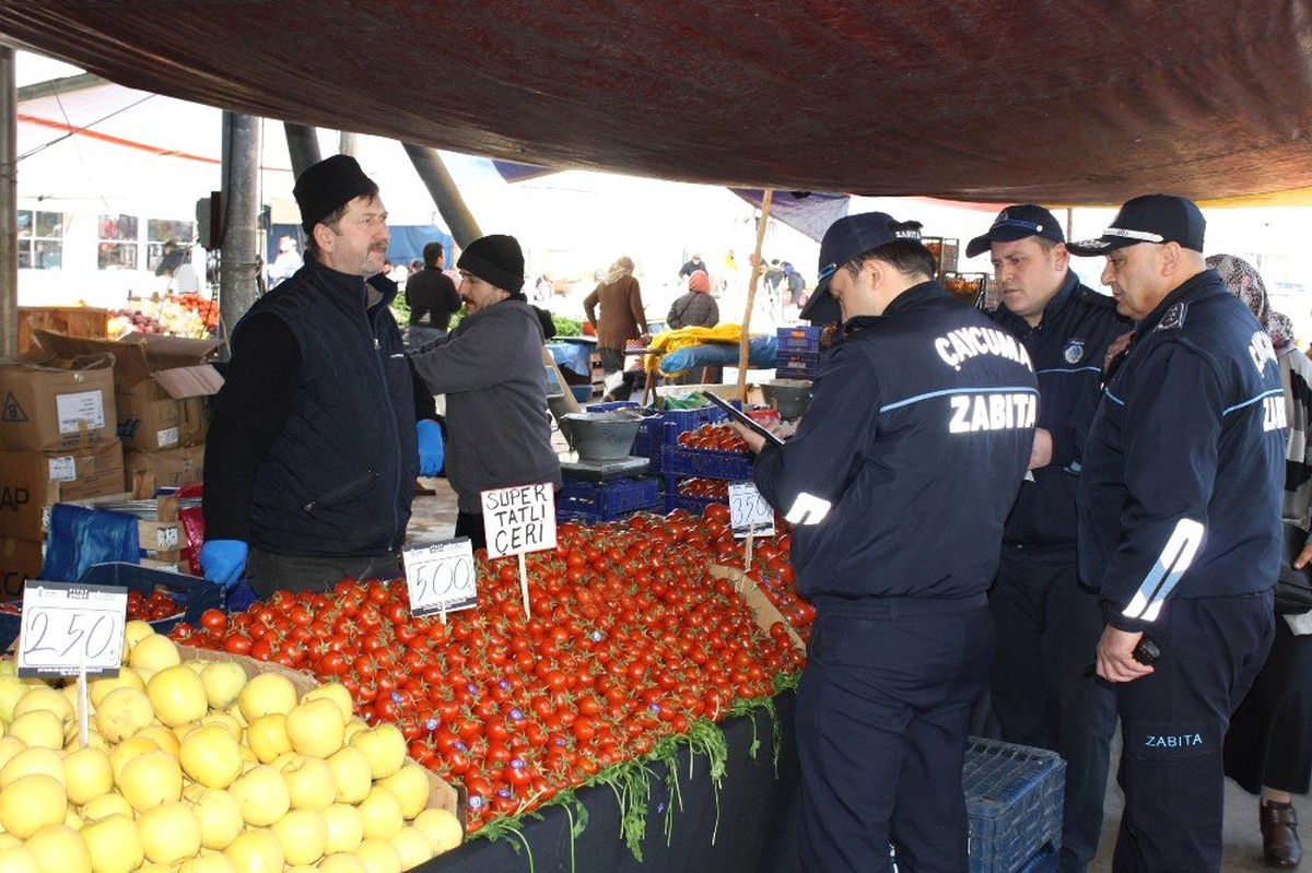 Zabıta Sebze- Meyve Fiyatlarını Denetledi