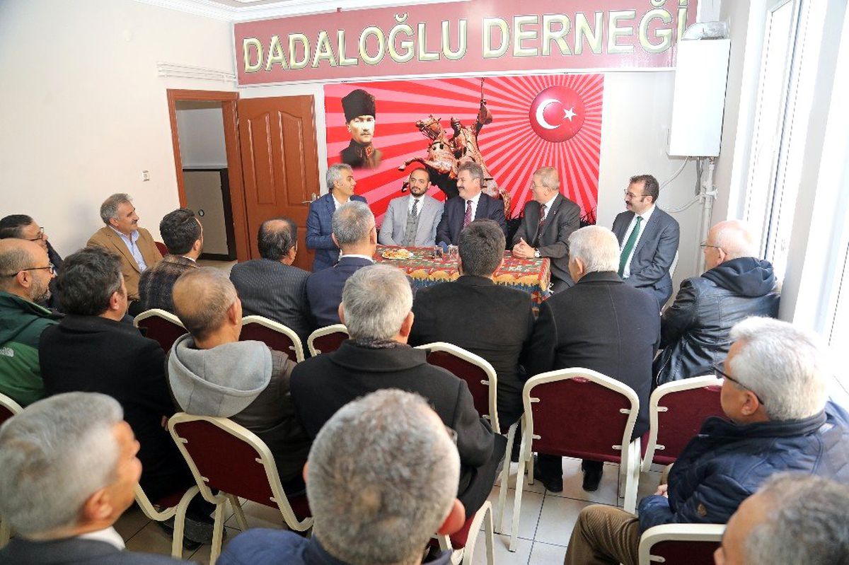 Başkan Palancıoğlu Dadaloğlu Derneği\'nde
