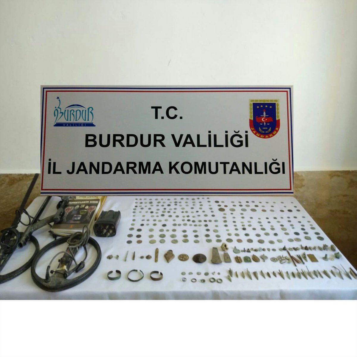 Burdur\'da Tarihi Eser Operasyonu