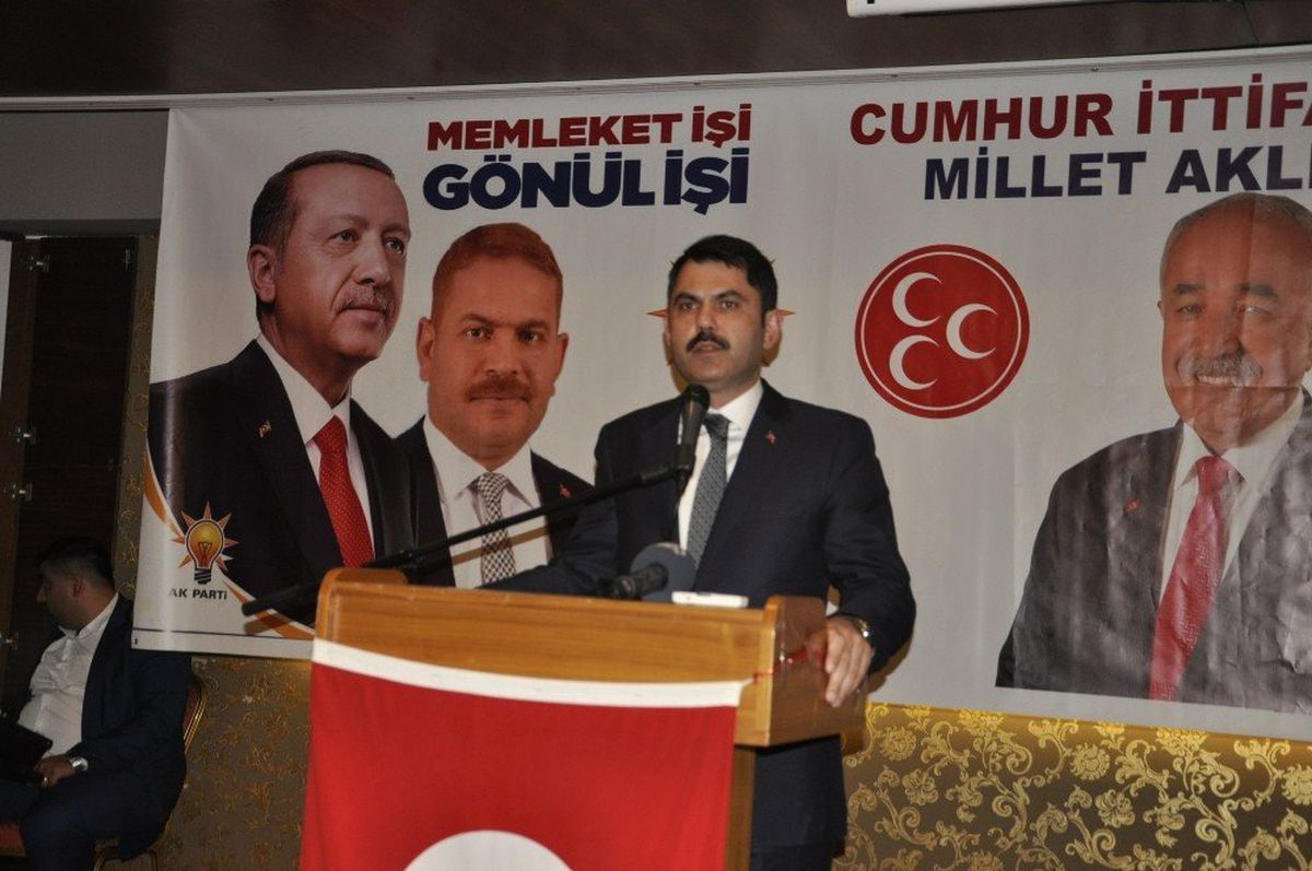 Çevre ve Şehircilik Bakanı Murat Kurum; "Biz, Cumhur İttifakını Bu Ülkenin Bekası, Birliği,...