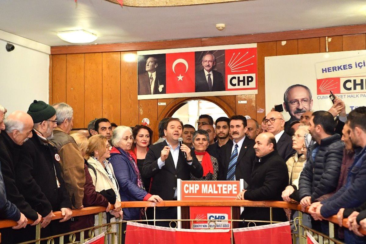 CHP Maltepe\'de Ali Kılıç Coşkusu
