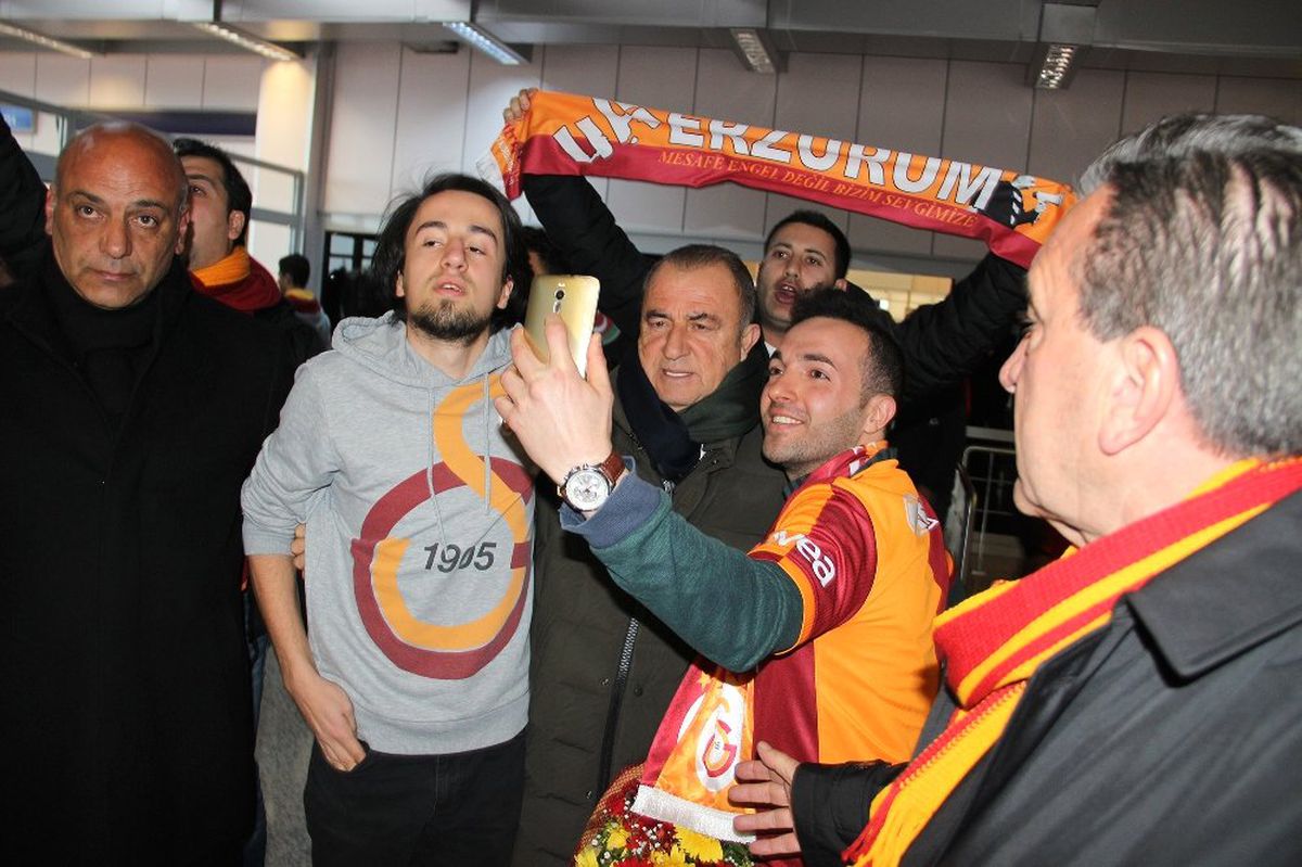 Galatasaray Kafilesi Erzurum\'da