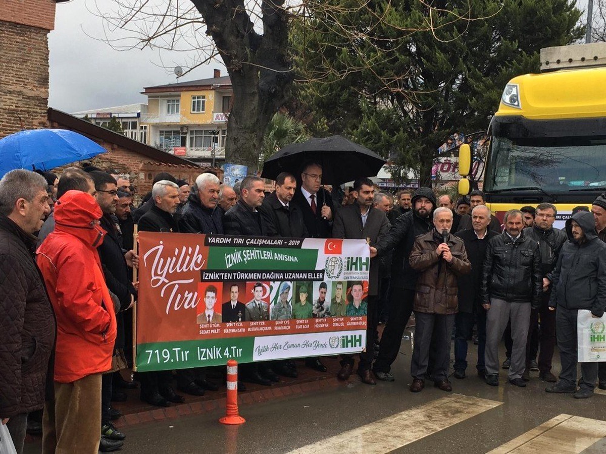 İznik\'ten Türkmen Dağına Uzanan Yardım Eli