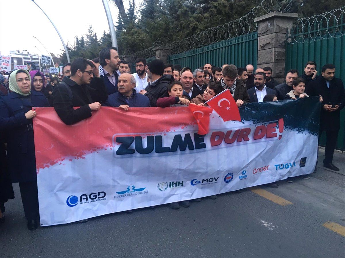 Mısır Büyükelçiliği Önünde "İdam" Protestosu