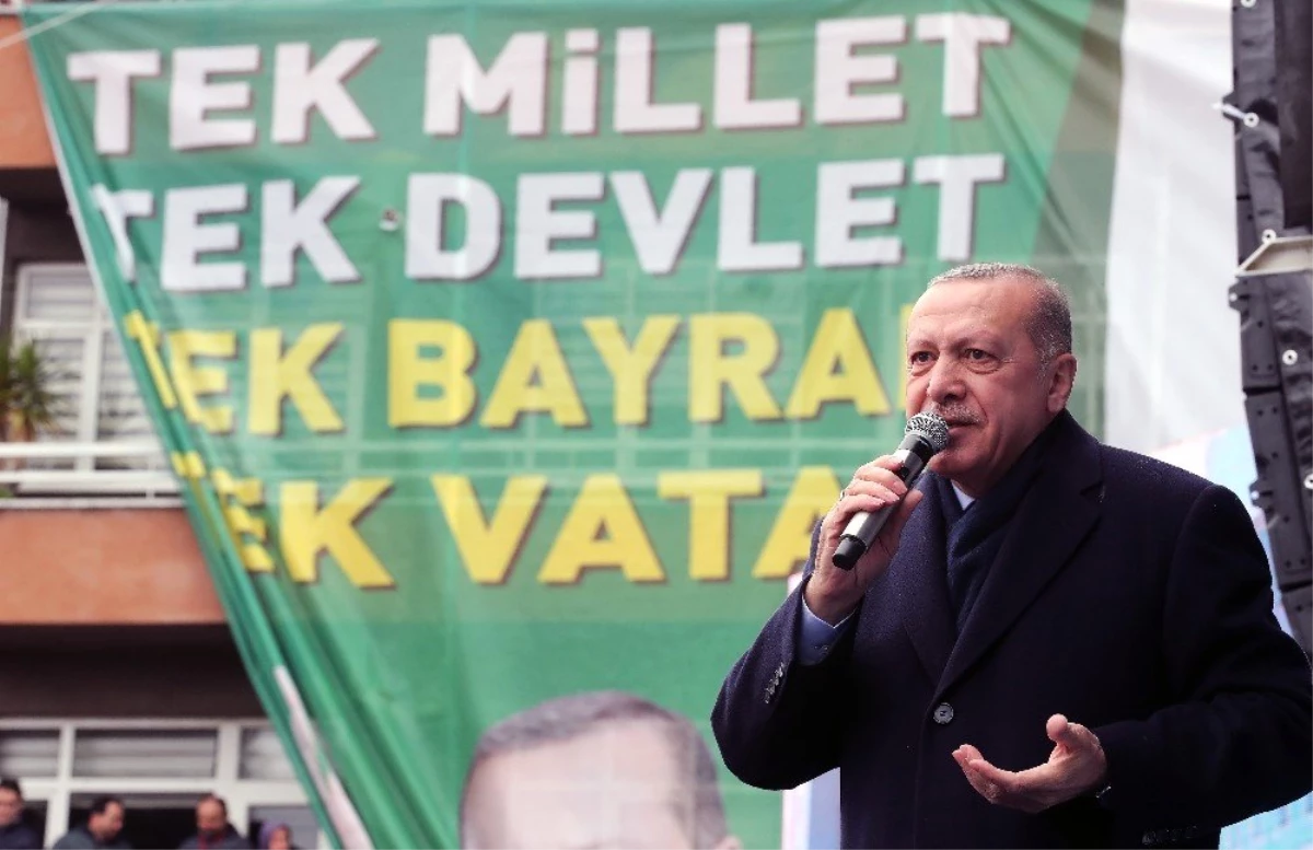 Cumhurbaşkanı Erdoğan: "1 Mart\'ta İstikrarımıza, İstiklalimize, İstikbalimize Göz Dikenlere Bir Kez...
