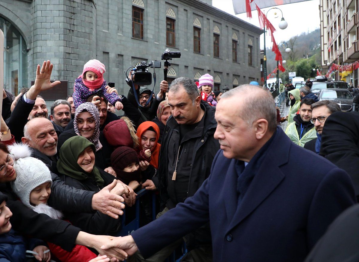 Cumhurbaşkanı Erdoğan, Rize\'de