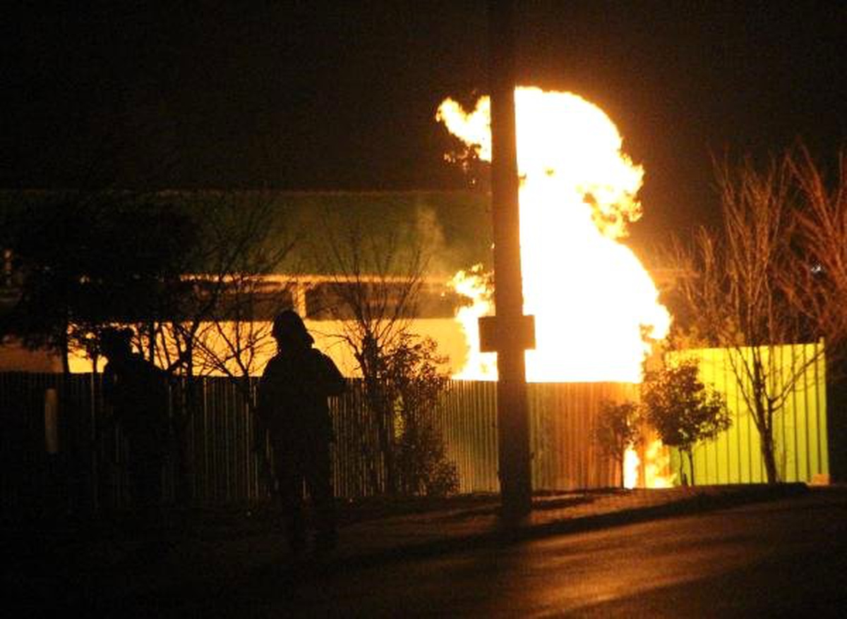 Doğal Gaz Dolum İstasyonundaki Yangın Korkuttu