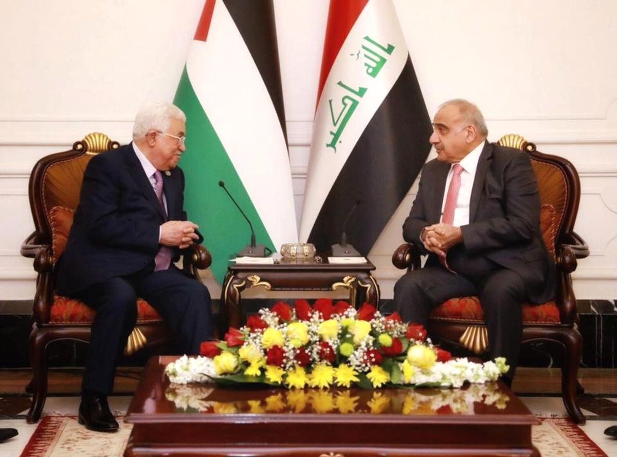 Filistin Devlet Başkanı Abbas, Irak\'ta Başbakan Abdülmehdi ile Görüştü