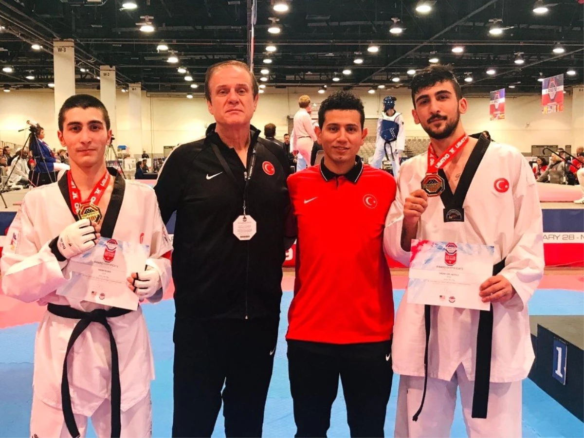 Milli Taekwondoculardan ABD\'de 4 Altın Madalya