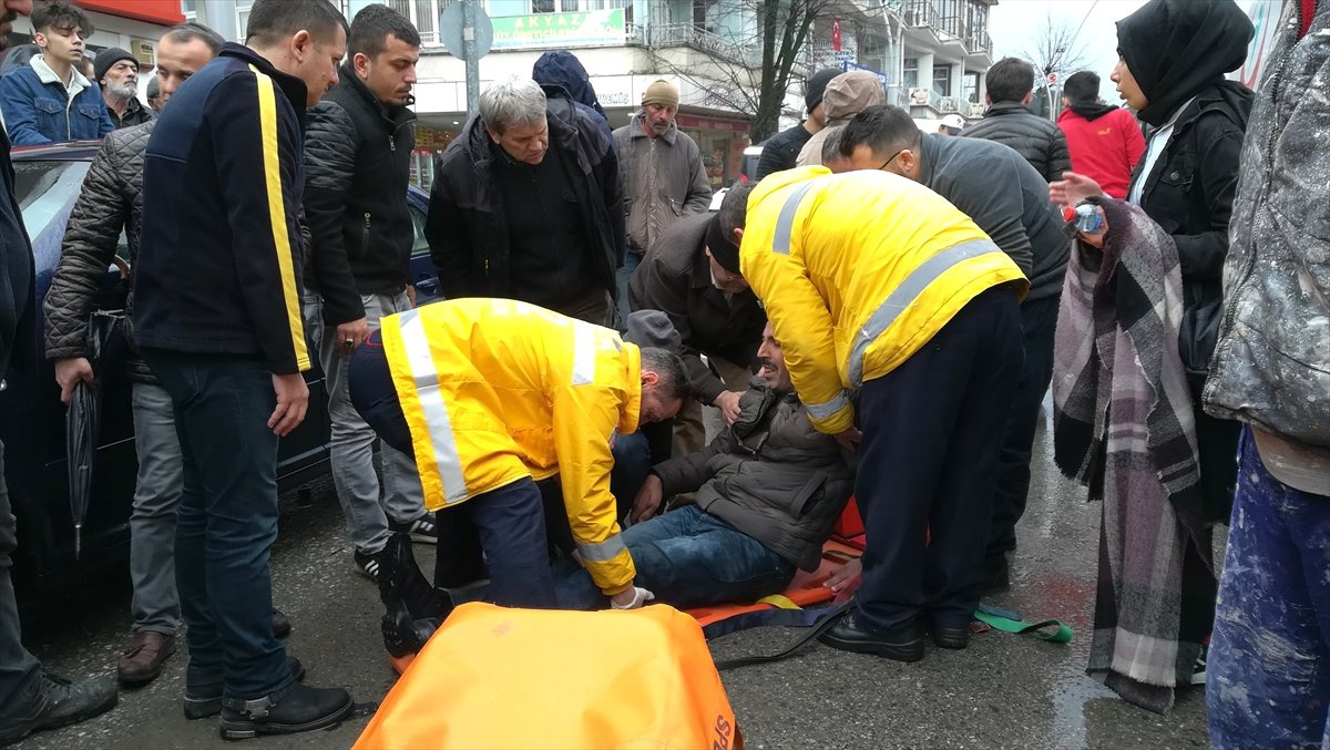 Otomobilin Çarptığı Yaya Yaralandı