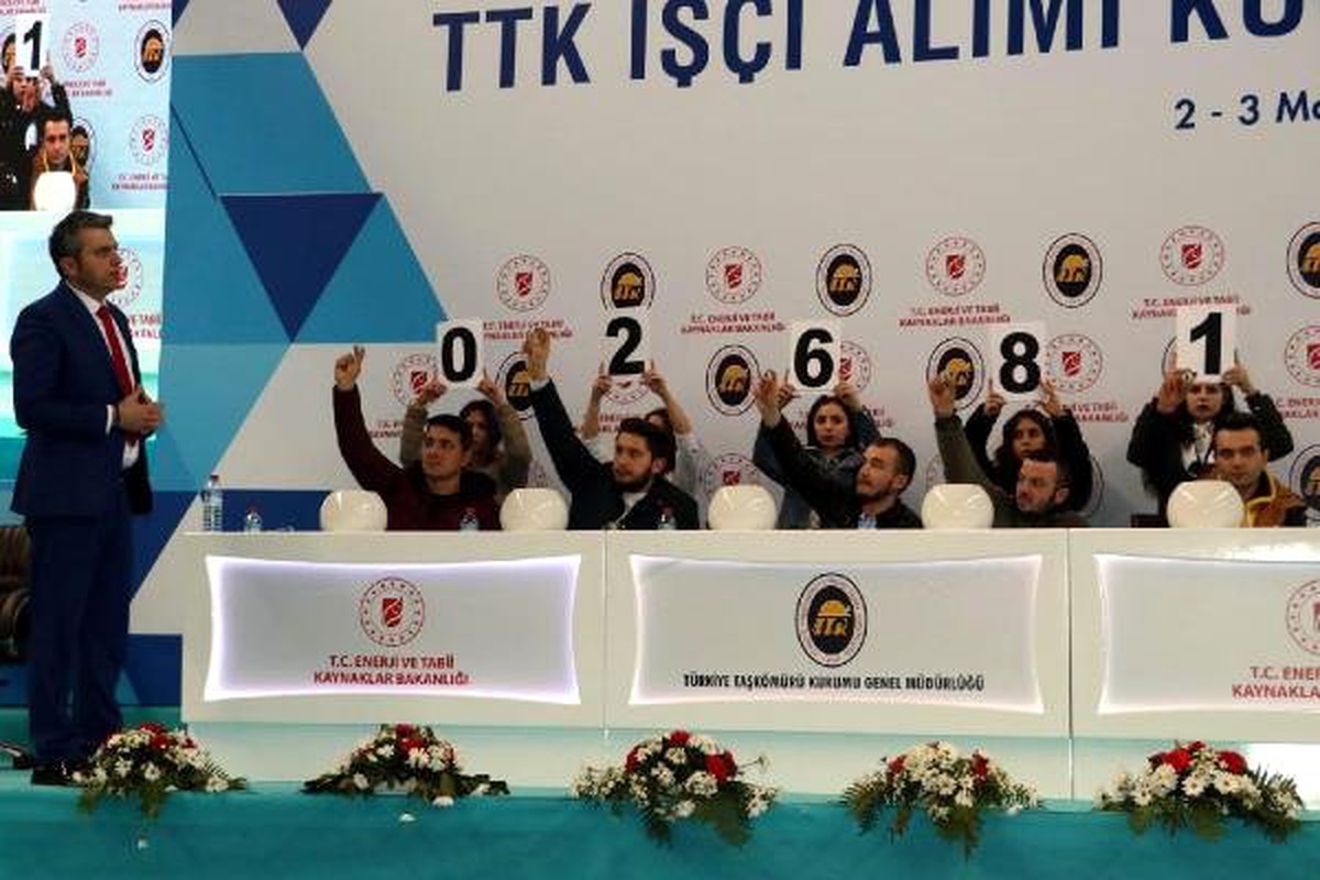 Ttk\'ya Alınacak 1000 İşçi İçin Kura Çekimine Devam Edildi