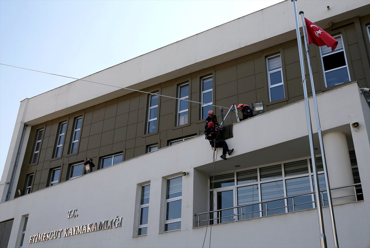Başkentte "Tahliye ve Kurtarma Tatbikatı"