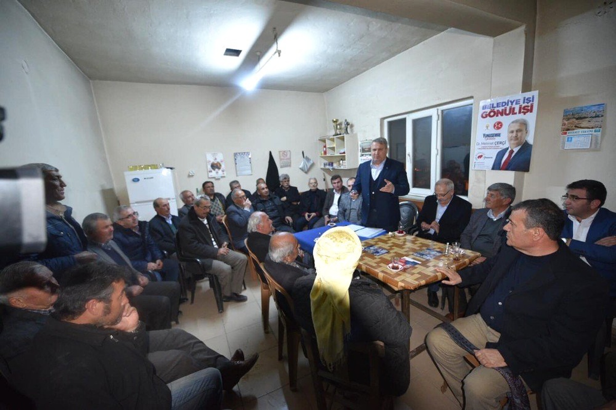 Cumhur İttifakı Adayı Çerçi, 4 Mahallede Vatandaşla Buluştu