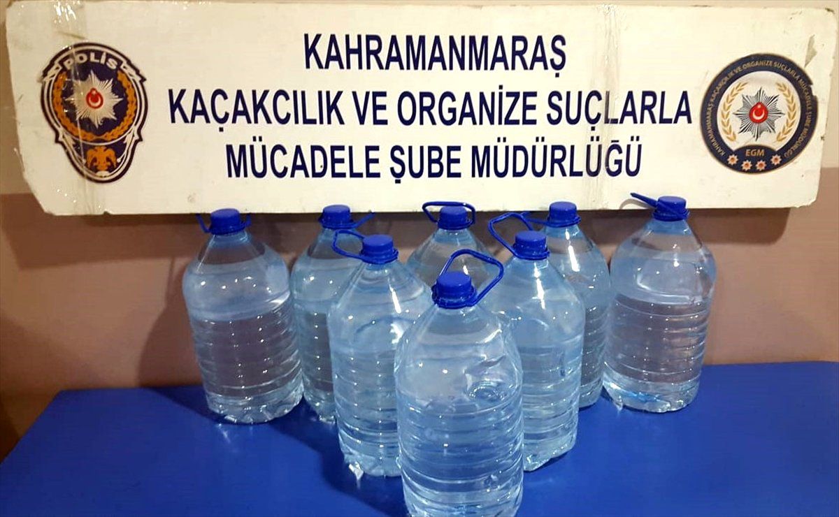 Kahramanmaraş\'ta Sahte İçki Operasyonu