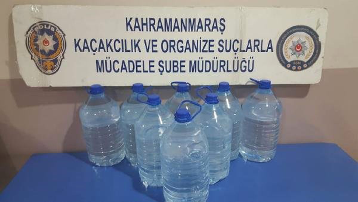 Kahramanmaraş\'ta Sahte İçki Operasyonu: 3 Gözaltı