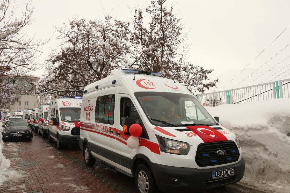Sağlık Bakanlığından Bitlis\'e 16 Yeni Araç