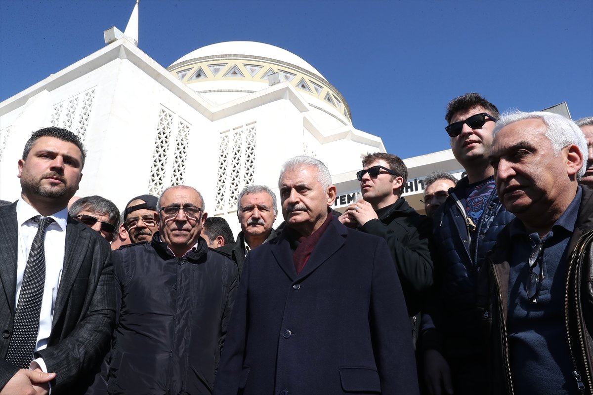 Binali Yıldırım, Cenaze Törenine Katıldı