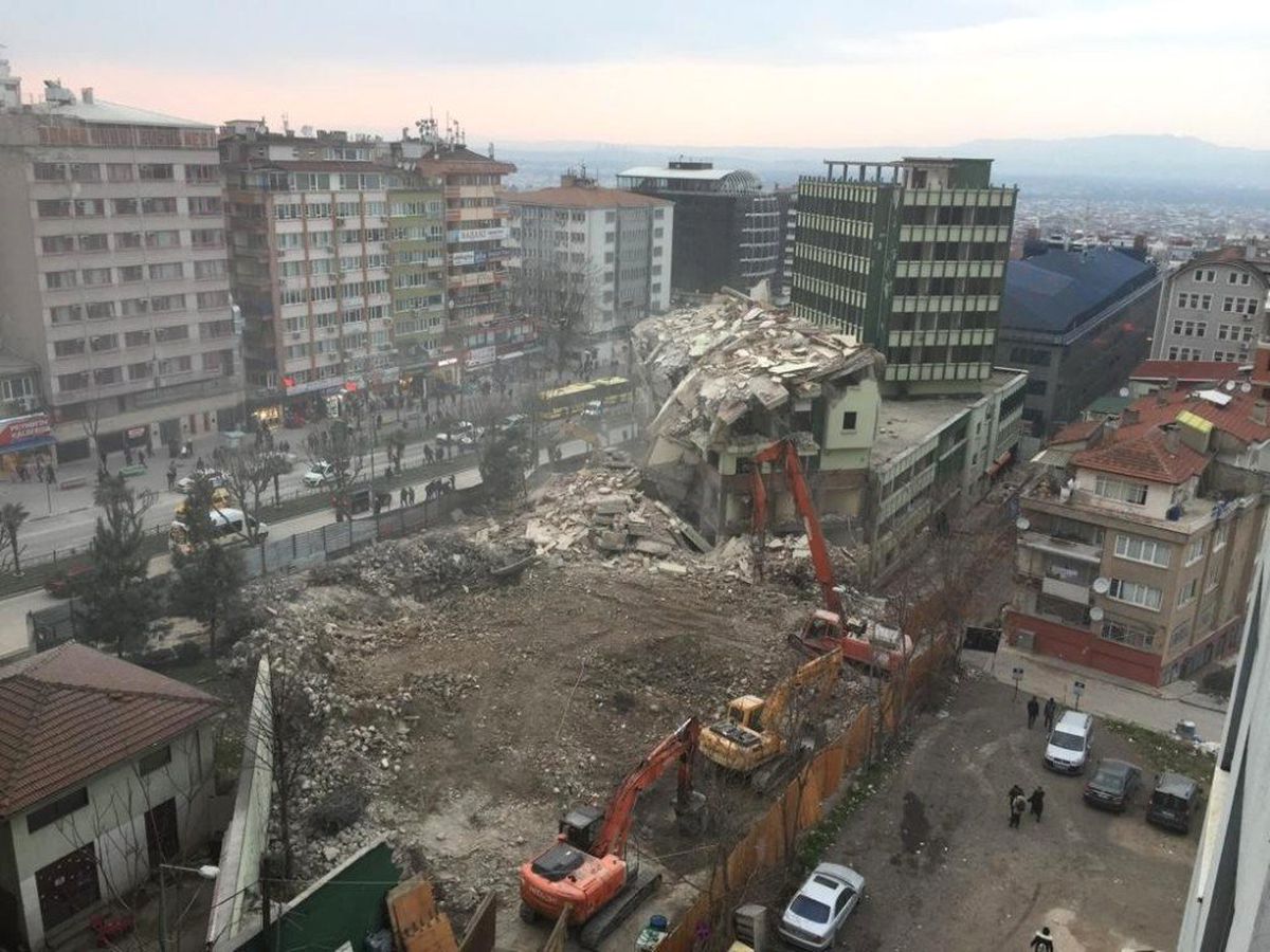 Bursa\'daki O Yıkım Kontrollü Yapılmış