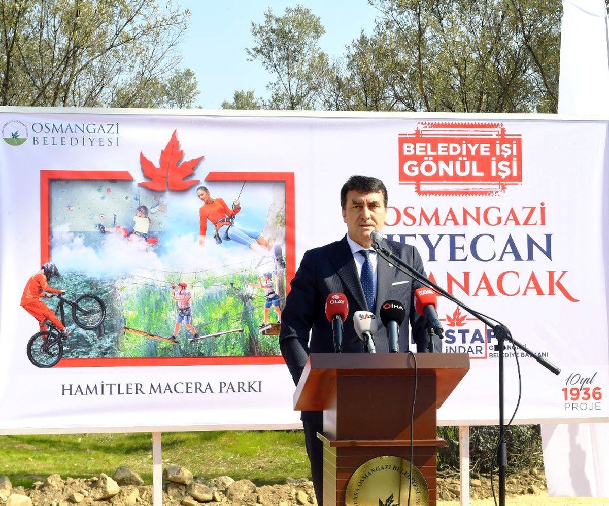 Bursa\'ya Macera Park İnşa Ediliyor