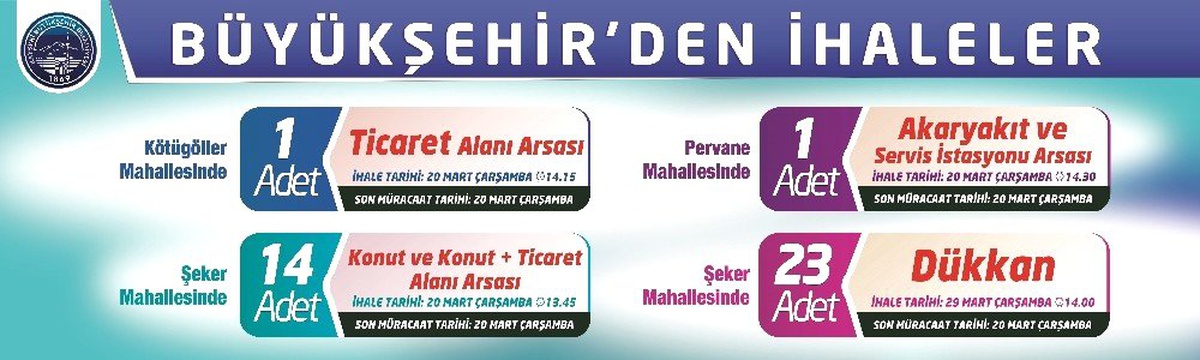 Büyükşehir\'den Yatırımcılara Yeni Fırsatlar