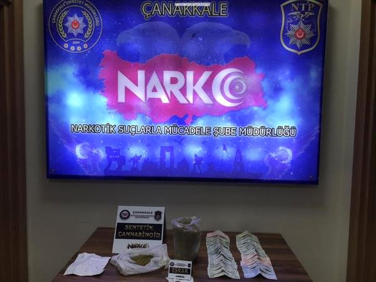 Çanakkale\'de Uyuşturucu Operasyonu 1 Tutuklama