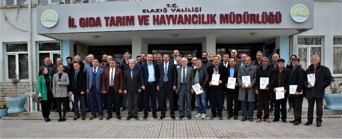 Elazığ\'da "İyi Tarım Uygulaması" 33 Üretici Sertifika Aldı
