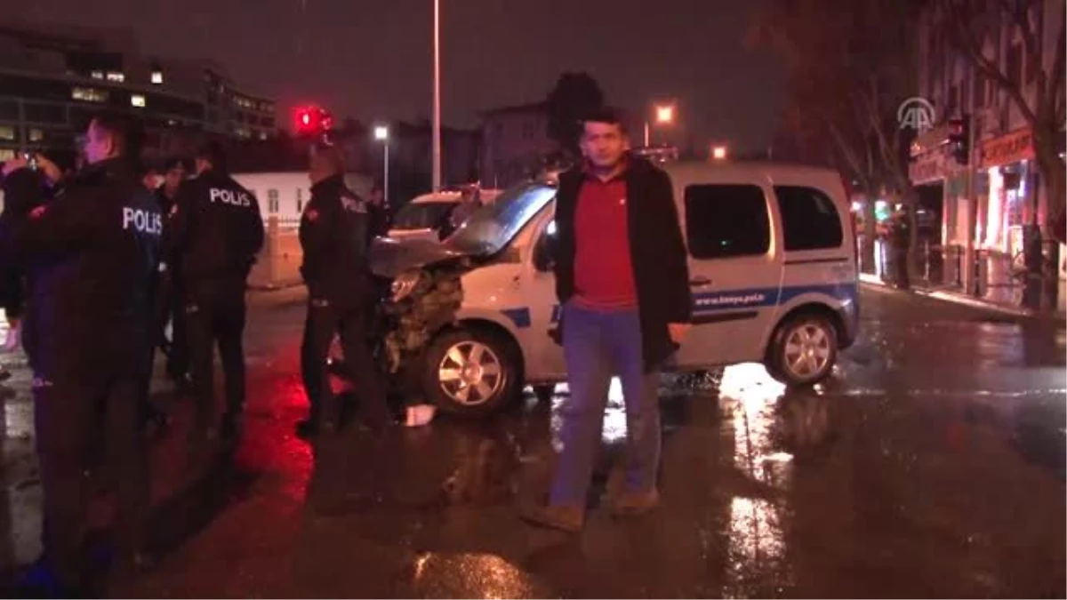 Konya\'da Polis Aracı ile Ambulans Çarpıştı: 5 Yaralı