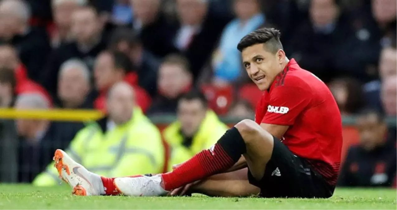 Manchester United\'ın Yıldızı Alexis Sanchez, 6 Hafta Sahalardan Uzak Kalacak