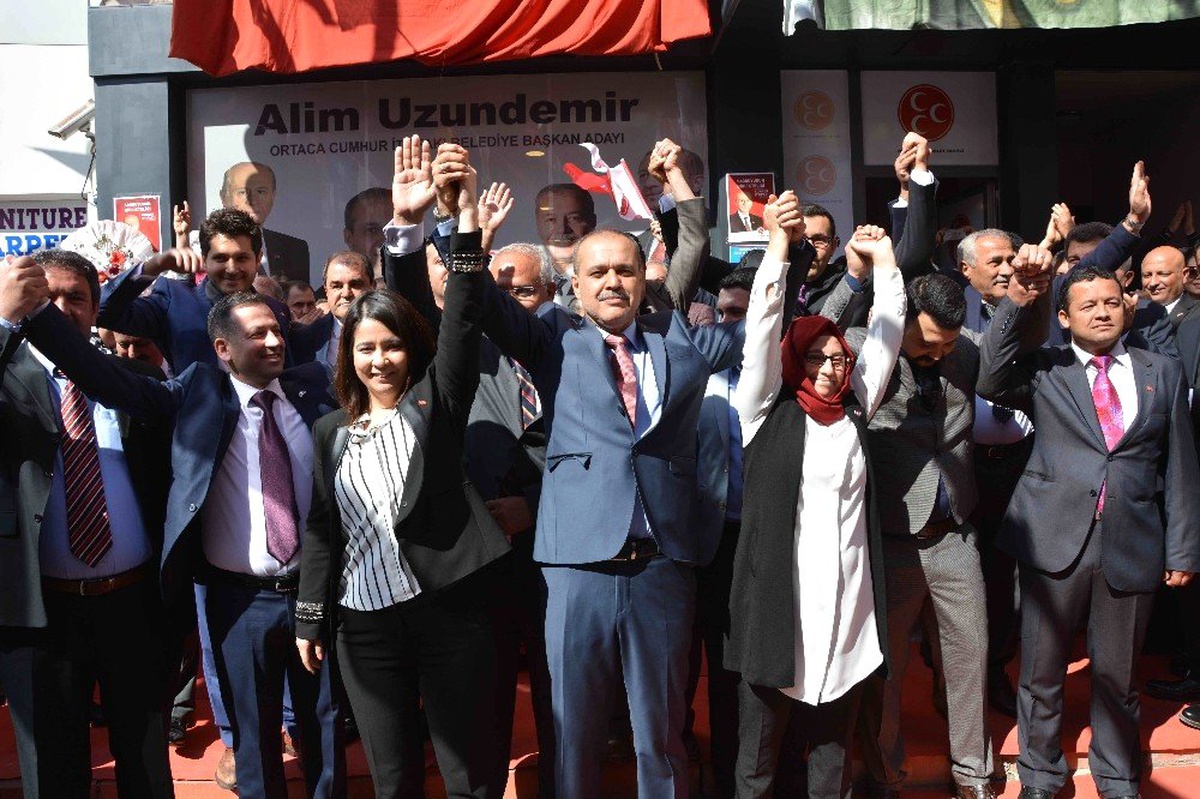 Ortaca\'da Cumhur İttifakı Seçim Bürosu Açıldı