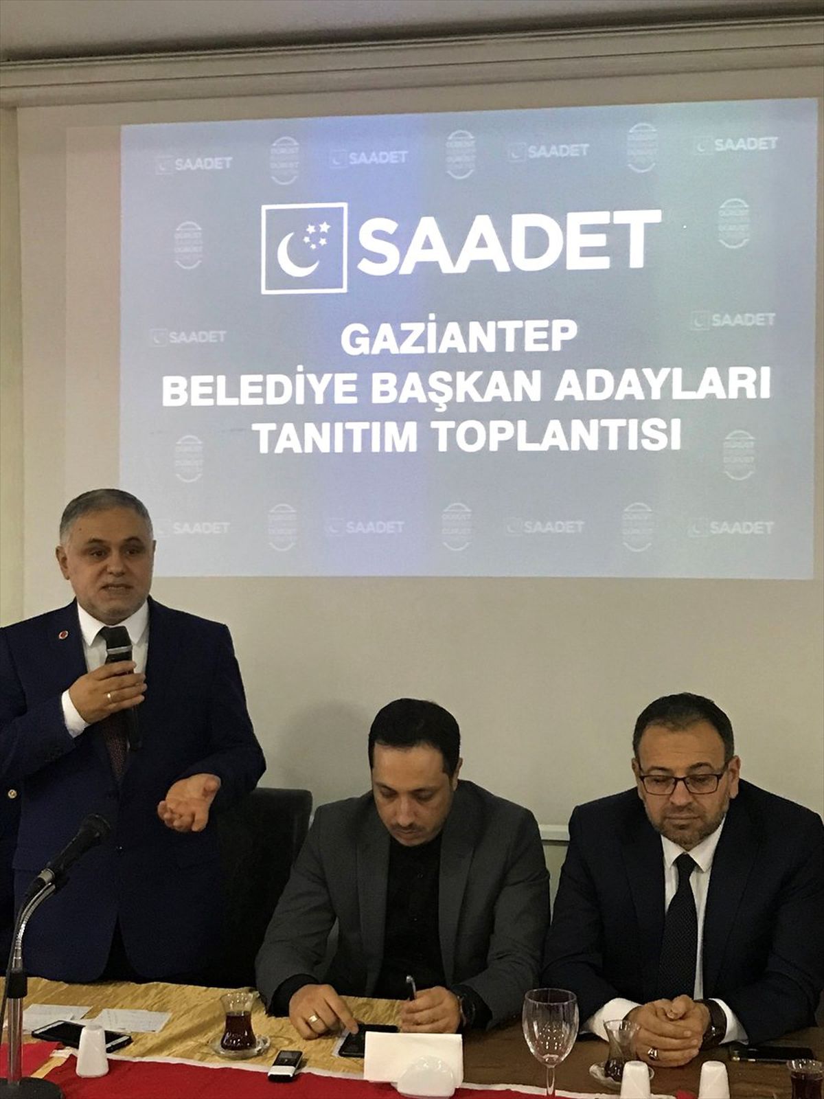 Saadet Partisi\'nin Belediye Başkan Adayları Tanıtıldı
