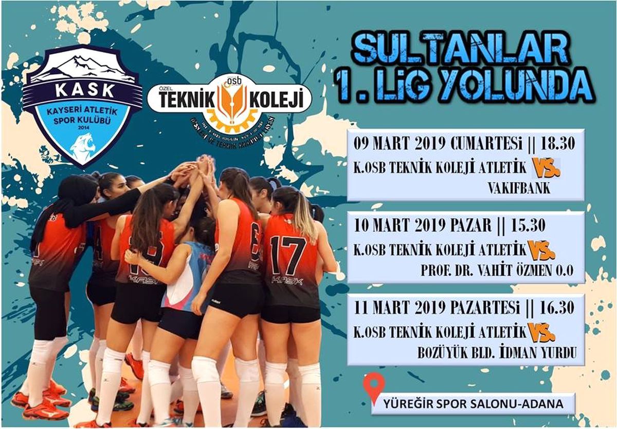 Sultanlar 1.lig Yolunda Sahaya Çıkıyor