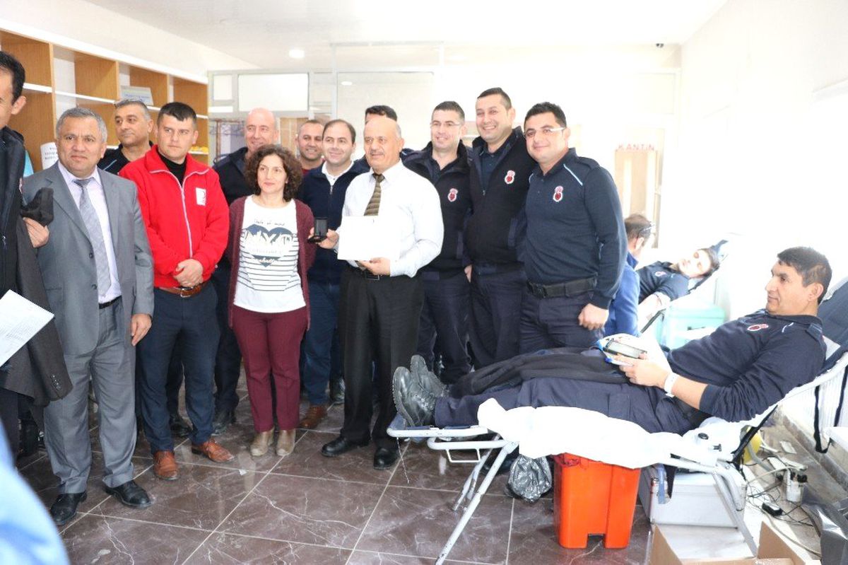 Cezaevi Personelinden Kan Bağışı
