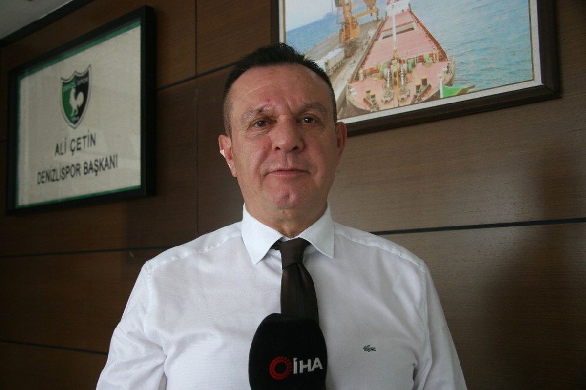Denizlispor Başkanı Ali Çetin, Kehinde\'nin Pfdk\'ya Sevki Hakkında Konuştu