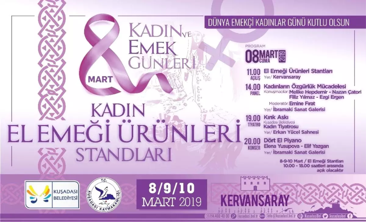 Kuşadası\'nda 8 Mart Çeşitli Etkinliklerle Kutlanacak