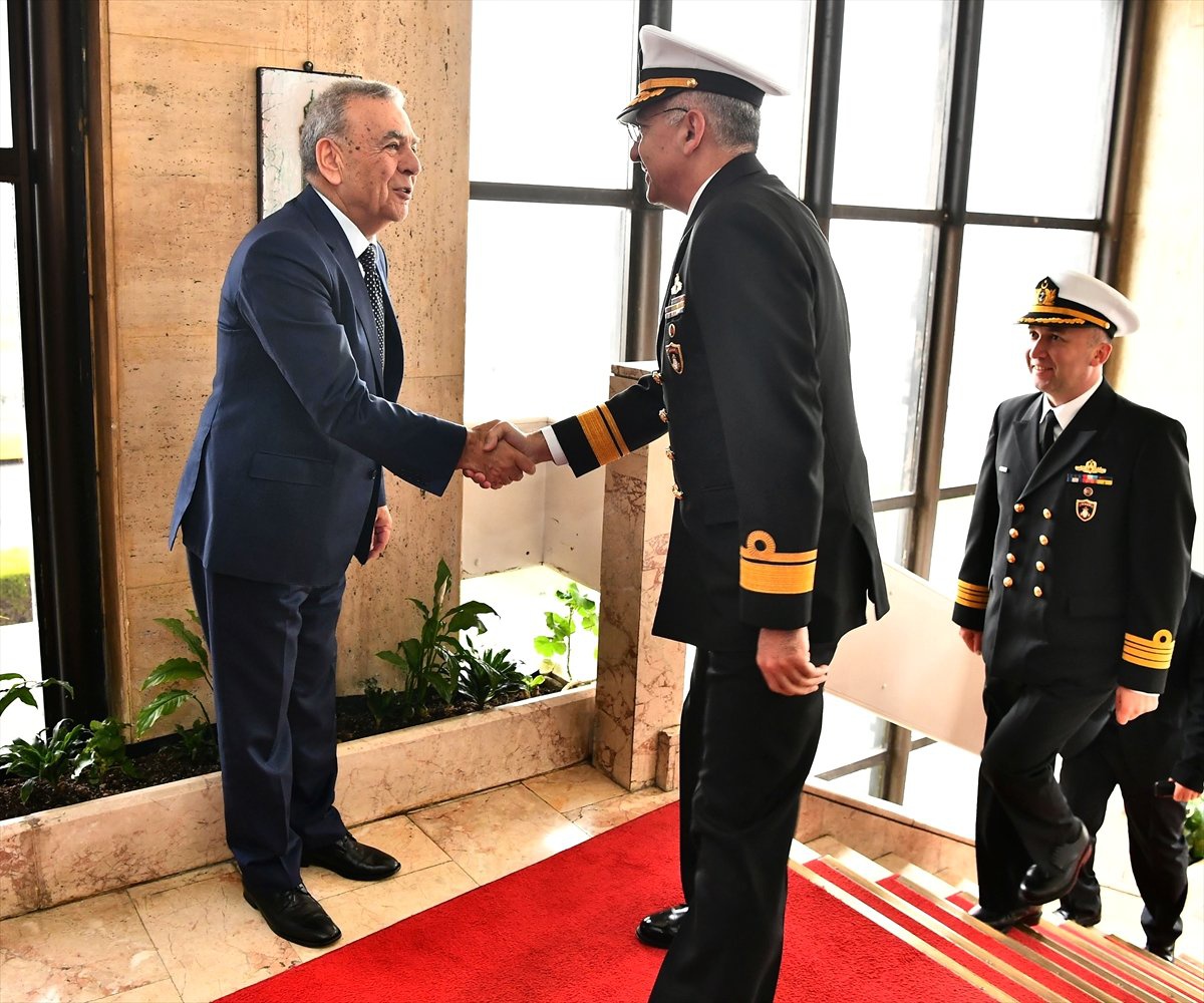 Mavi Vatan 2019 Tatbikatı" Komutanları Aziz Kocaoğlu\'nu Ziyaret Etti