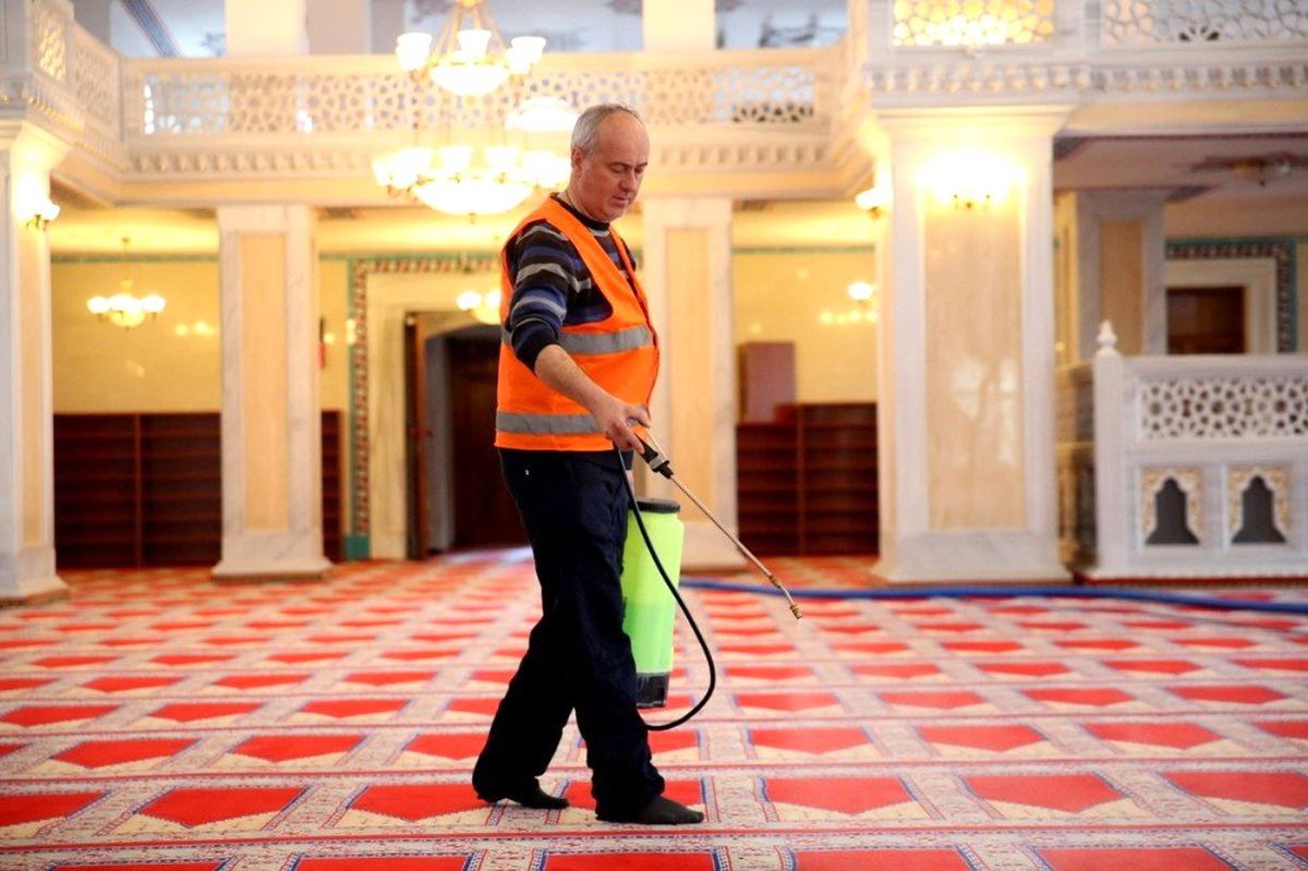Nilüfer\'in Camilerinde Bahar Temizliği