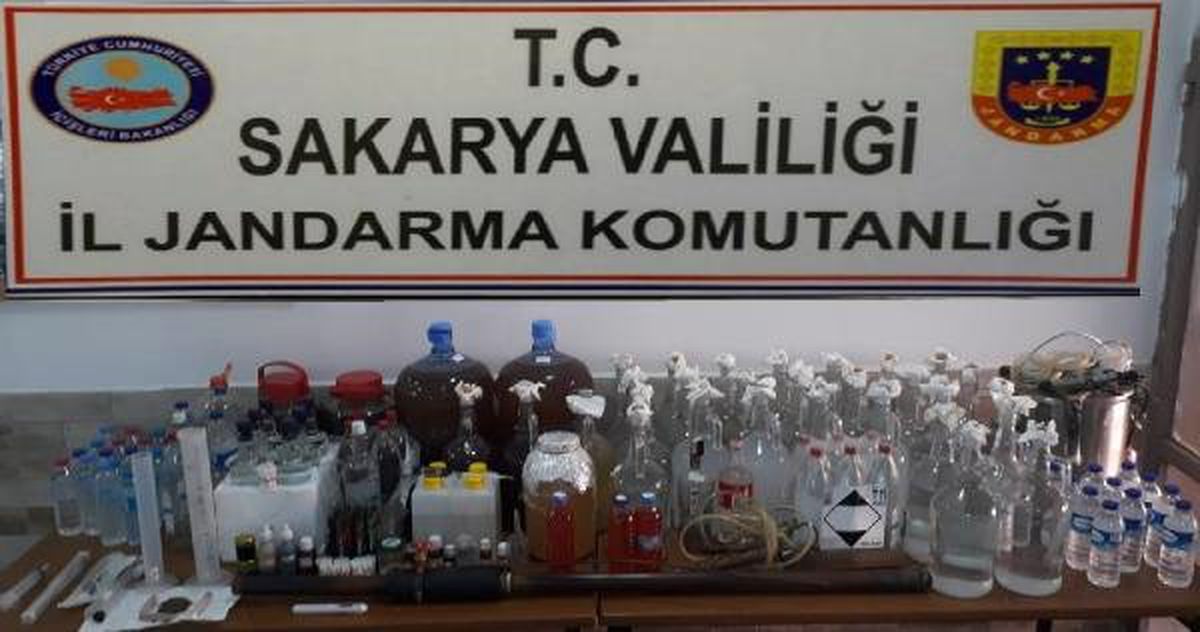 Sakarya\'da Sahte İçki Operasyonu