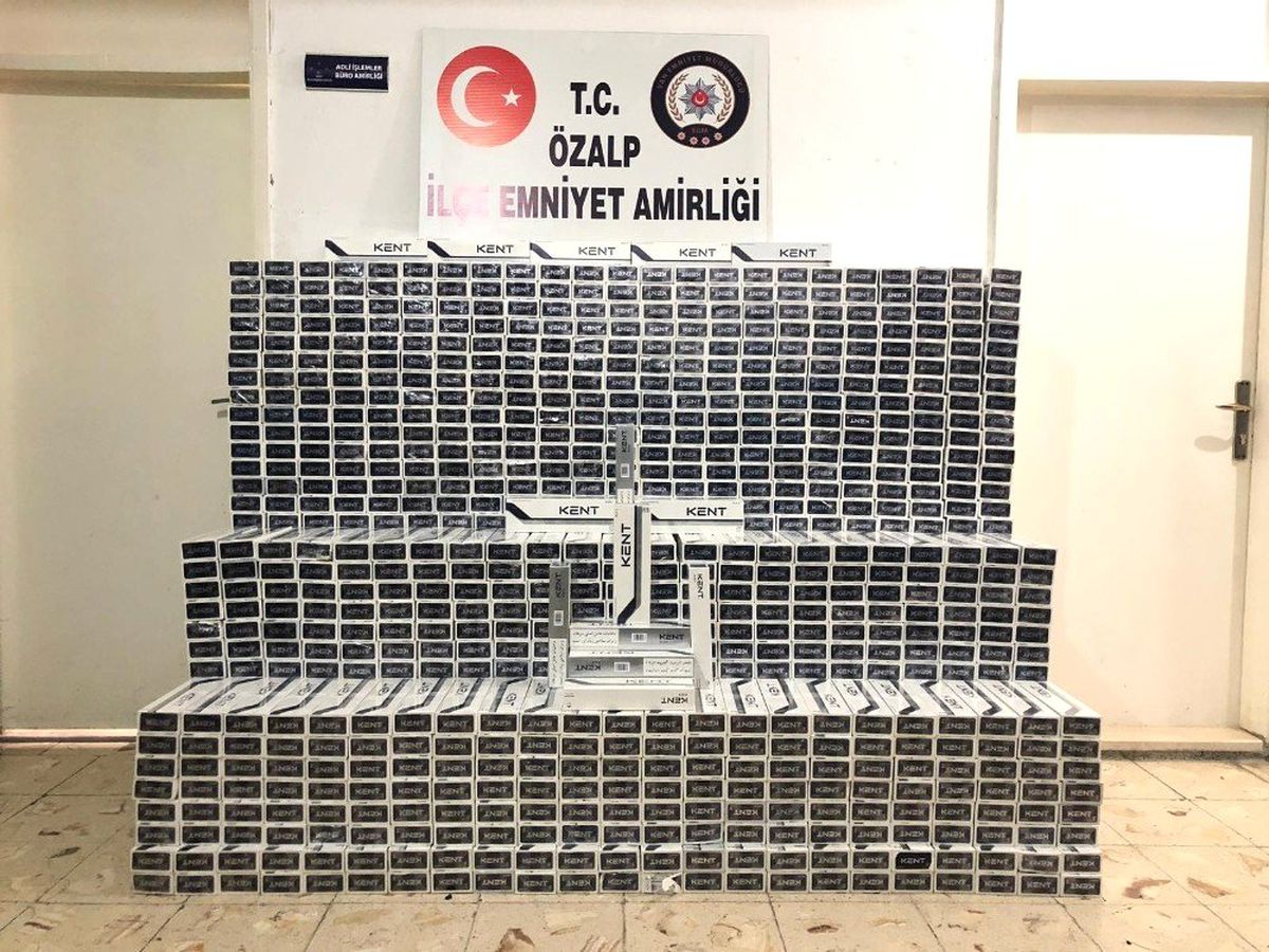 Van\'da Kaçak Sigara Operasyonu