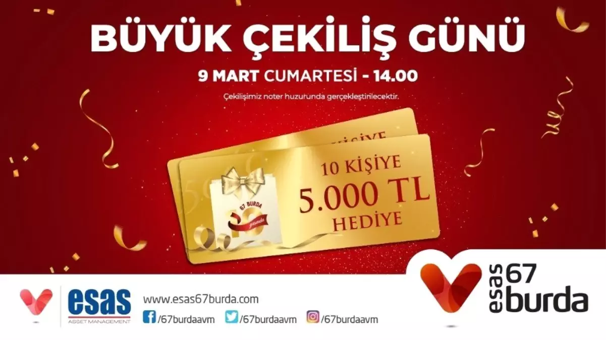 67 Burda Avm\'de 5 Bin TL İçin Büyük Gün