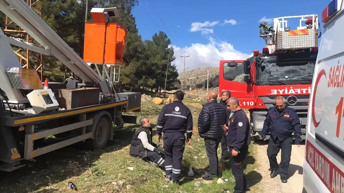 Elektrik Akımına Kapılan İşçi Ağır Yaralandı