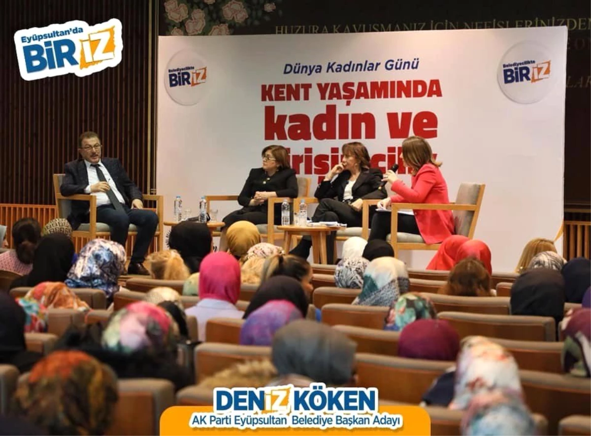 Fatma Şahin\'den AK Parti Eyüpsultan Belediye Başkan Adayı Deniz Köken\'e Destek