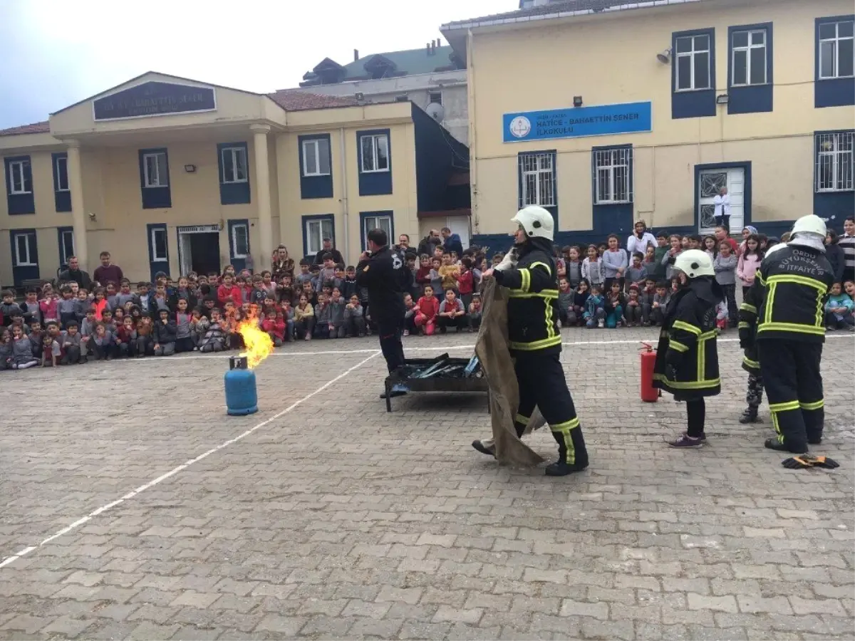 Okullarda Yangın Tatbikatları