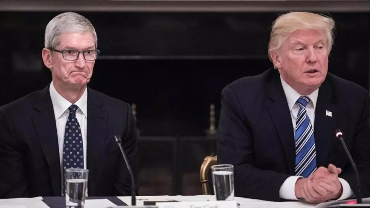 Trump, Apple Ceo\'suna Yanlışlıkla \'Tim Apple\' Diye Seslendi (Video)