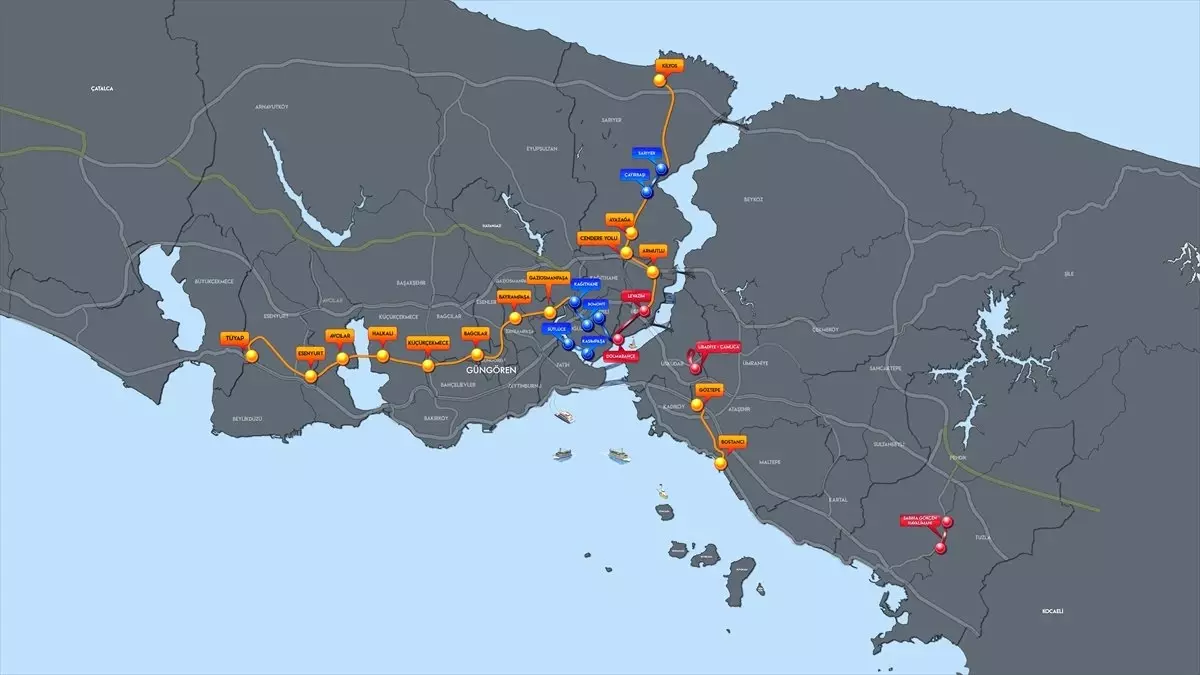 Yıldırım\'dan, D-100 ve Tem\'e Alternatif Tünel Ağı Projesi