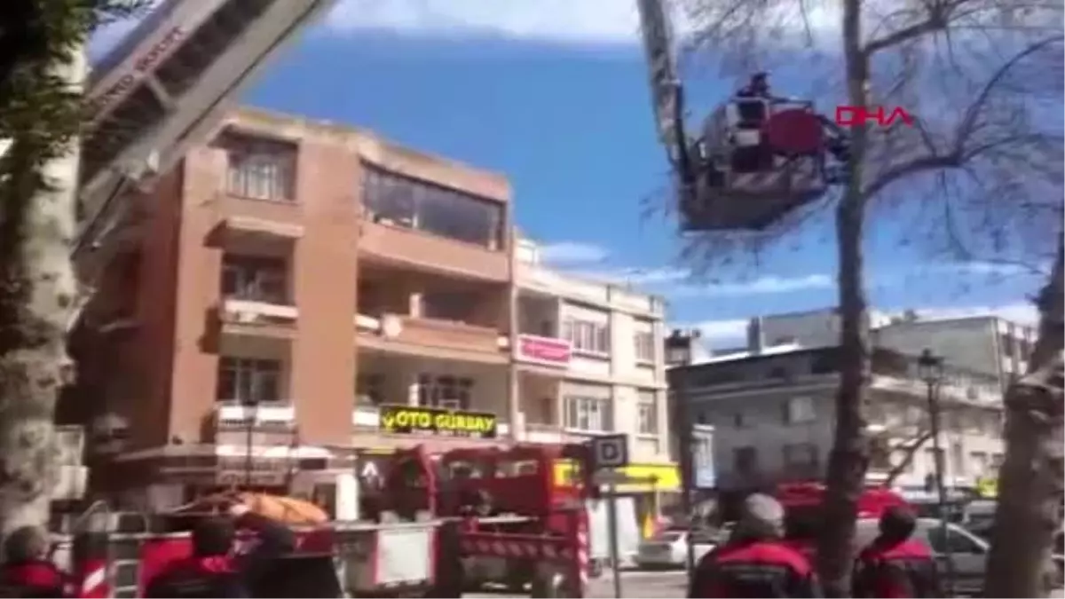 Adana Mahsur Kalan Güvercini İtfaiye Kurtardı