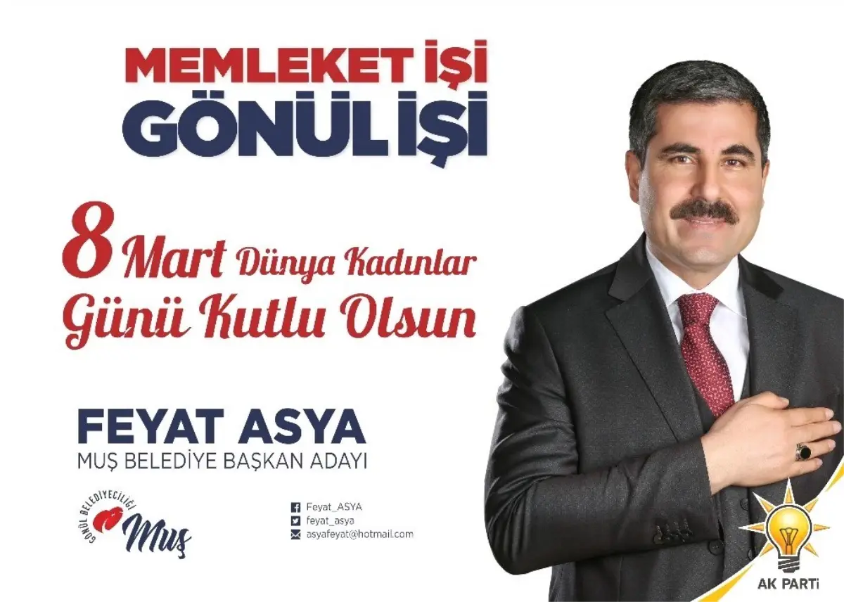 Başkan Asya\'dan \'Kadınlar Günü\' Mesajı