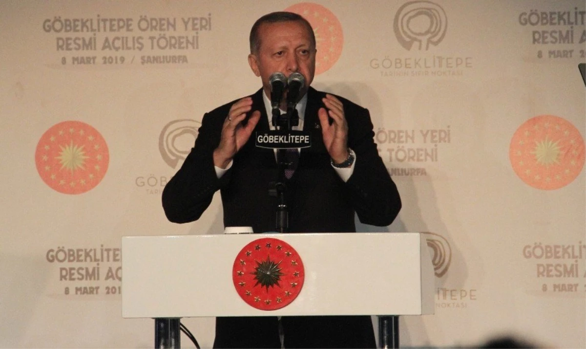 Erdoğan, Göbeklitepe Ören Yeri\'nin Açılışını Yaptı