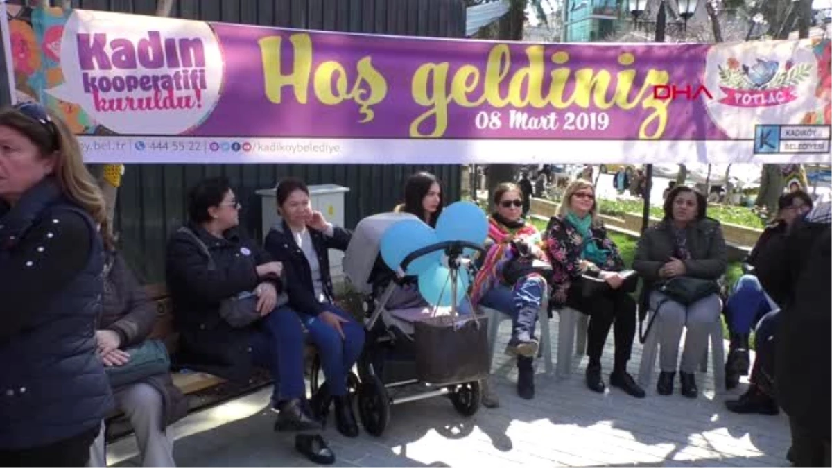 İstanbul Kadınlar Gününde Kadınlara Özel Potlaç Kooperatifi Açıldı